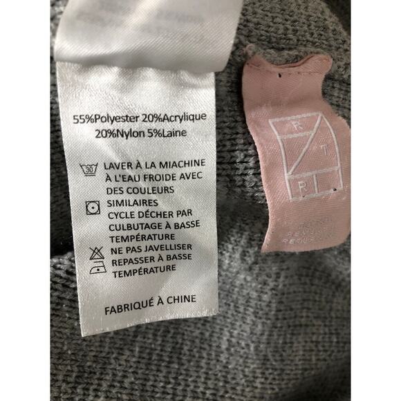 Victor Alfaro Mock Neck Sweater Oversized Gray XL - Picture 12 of 14